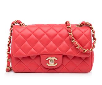 Chanel Mini Classic Lambskin Rectangular Flap Bag