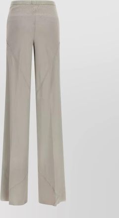 Rick Owens silk wide-leg trousers