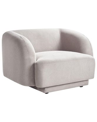 Beliani Sill&oacute;n de tela gris