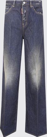 Dsquared2 Jeans Traveller ampio Dsquared2 in denim candeggiato