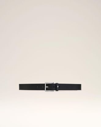 Ami Black Cowhide Leather Paris Paris Belt Black - 105 - Unisex