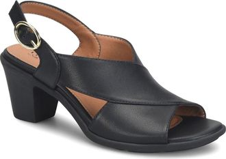 S&ouml;fft Kylie Slingback Sandal in Black at Nordstrom Rack, Size 6.5
