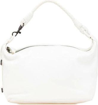 Bottega Veneta Pre-owned Handbags, female, White, Size: ONE SIZE Pre-owned Leather handbags
