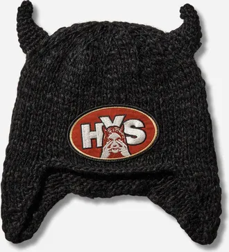 Hysteric Glamour See No Evil Hand-Knitted Beanie Black