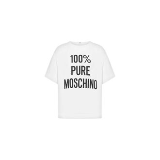 Moschino White Logo T-Shirt Short Sleeve