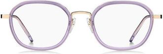 Marc Jacobs Gold Metal Frame Eyeglasses - Purple
