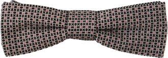 Dolce & Gabbana Zwarte Zijden Strikdas met Verstelbare Nekband - Heren - Accessoires - Zwart - ONE Size - Accessoires