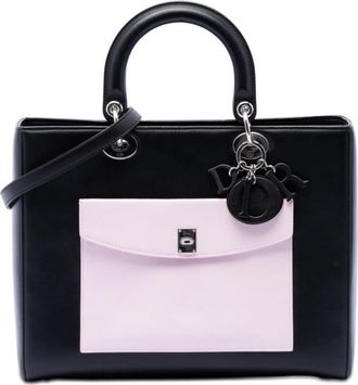 Dior Pre-owned Dior Large Calfskin Pocket Tote Lady Dior Ladies J7MSVIEKBJPK0JUK