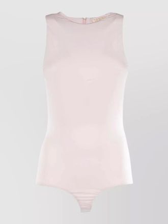 Genny sleeveless round neck women summer top