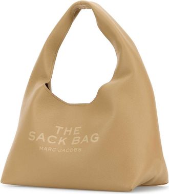 Marc Jacobs Womens Beige Leather The Sack Bag Shopping Camel Cow Borse A Mano