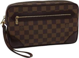 Louis Vuitton Pre-owned Canvas clutches - Dames - Vintage Clutch - Bruin - ONE Size - Vintage