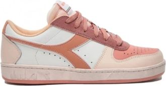 Diadora Magic Basket Low Icona Sneakers - Dames - Sneakers - Oranje - 36 EU - Leer - Schoenen
