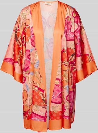 Guess Kimono mit Label-Badge in Pink, Größe L/XL