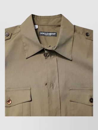 Dolce & Gabbana stretch cotton long sleeve shirt
