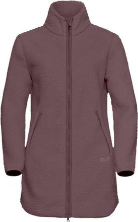 Jack Wolfskin High Curl Coat Fleecejacke f&uuml;r Damen | lila