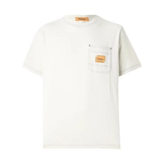 Replay Klassiek Katoenen T-Shirt - Heren - T-shirts - Wit - L - Katoen - Tops