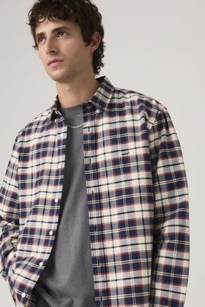 Levi's Camisa de botones Authentic - Hombre - 2XL - Multicolor / Atila Plaid Dress Blues