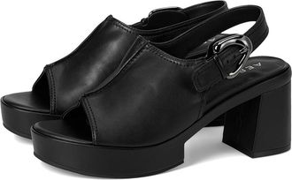 Aerosoles Zella Womens Wedge Shoes Black : 9.5 B - Medium, Faux Leather