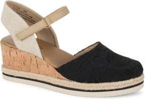 BareTraps Alycia Wedge Sandal in Black at Nordstrom Rack, Size 5.5