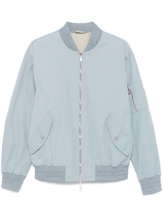 Eleventy Twill bomberjack - Blauw