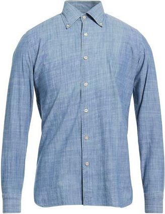 LUIGI BORRELLI NAPOLI TOPWEAR - Denim shirts on YOOX.COM