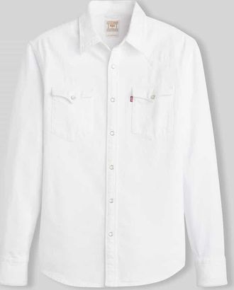 Levi's Regular Fit Jeanshemd aus reiner Baumwolle in Offwhite, Gr&ouml;&szlig;e XXL