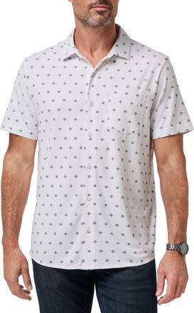 Travis Mathew Comfortknit Swing Pocket Polo in White at Nordstrom, Size Xx-Large