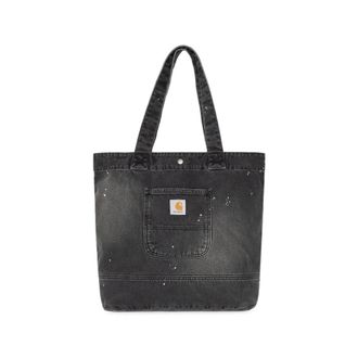 Carhartt Work in Progress Paint-splatter Denim Tote Bag
