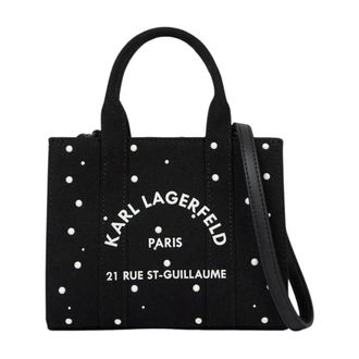 Karl Lagerfeld Mini Square Tote - female - Karl Lagerfeld - Handbags - Black - ONE SIZE - Bags