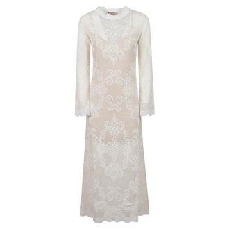 Twinset Twin-set Jurken - Dames - Casual kleedjes - Wit - S - Kleedjes