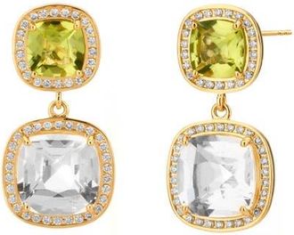 Syna Cushion Drops in Peridot at Nordstrom, Size Large