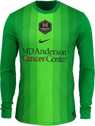 Nike Houston Dash 2025 Stadium Goalkeeper Nike Mens NWSL Replica Jersey in Green | P35600HODS-GRS