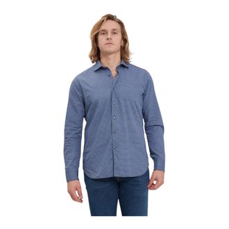 Tintoria Mattei Overhemden, Heren, Blauw, L, Camicia