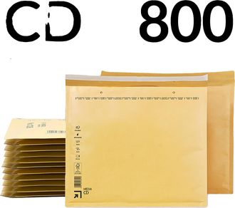 OEM Sobres De Burbujas, Protecci&oacute;n Duradera, Material Ecol&oacute;gico, 800 Unidades - Cd (200 X 175 Mm)