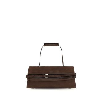Moschino Brown Calf Leather Bos Taurus Shoulder Womens Bag