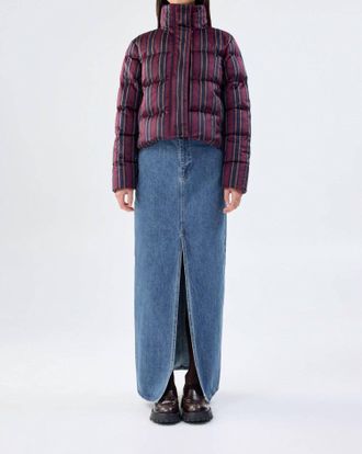 Unreal Fur Boundless Puffer Jacket In Multicolour
