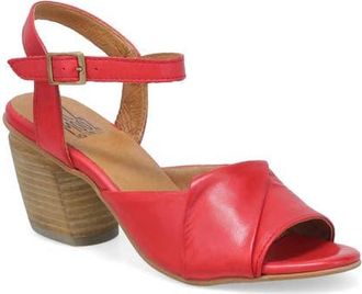 Miz Mooz Attie Ankle Strap Sandal in Scarlet at Nordstrom, Size 10.5-11Us