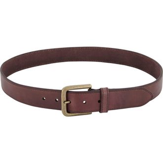 Frye Leather Belt in Brown And Antique Brass at Nordstrom, Size 38