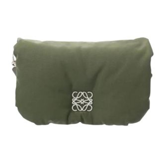 Loewe Pre-owned Cross Body Bags, female, Green, Size: ONE SIZE Pre-owned Shoulder Bag