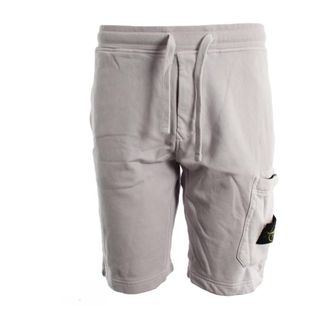 Stone Island Casual Shorts, male, Purple, Size: M Casual Shorts