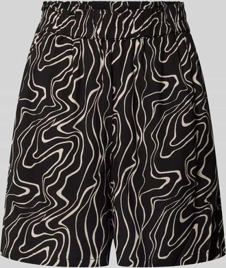 Vero Moda Loose Fit Shorts aus reiner Viskose Modell EASY JOY in Black, Gr&ouml;&szlig;e XL