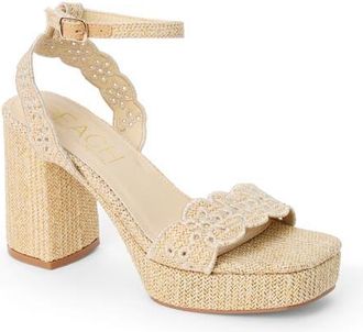 Matisse Footwear Maiden Platform Ankle Strap Sandal in Natural at Nordstrom, Size 11