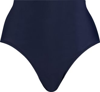Puma Highwaist-Bikini-Hose PUMA PUMA SWIM WOMEN HIGH WAIST BRIEFS, Damen, Gr. XL, N-Gr, navy, Obermaterial: 80% Polyamid, 20% Elasthan, Badehosen Highwaist
