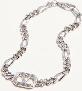 Valentino Garavani Bracciale Valentino Garavani Ovalette In Metallo Uomo TRASPARENTE L