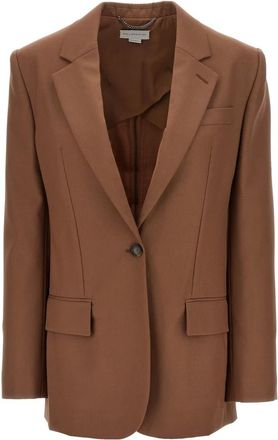 Stella McCartney Dames, Jassen, Bruin, Maat: 2XS Wol