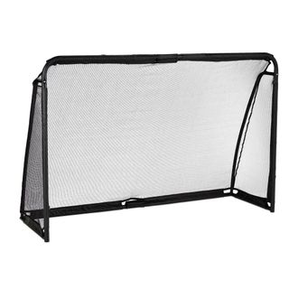 Relaxdays Relaxdays - Porter&iacute;a Jard&iacute;n, Ni&ntilde;os Y Adultos, Soccer, 120 X 180 X 60 Cm, Acero, Miniporter&iacute;a F&uacute;tbol Resistente, Negro