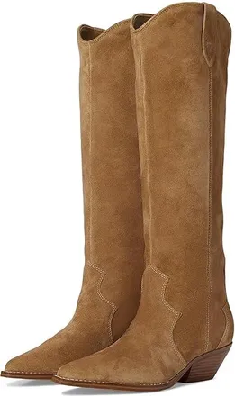 Marc Fisher Ander Womens Boots Medium Natural Suede : 5.5 M, Leather