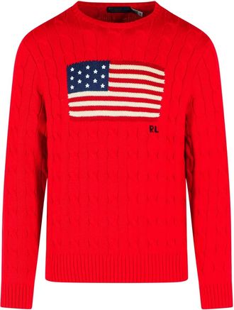 Polo Ralph Lauren Maglione con ricamo - Rosso