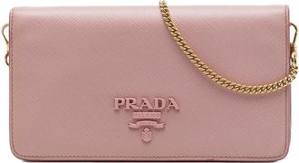 Prada Pre-owned Prada Saffiano Lux Monochrome Wallet on Chain Ladies 7CGX64E9B4RO0H1K