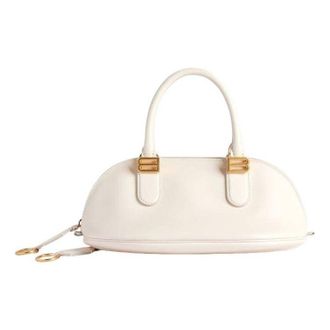 Balenciaga (WMNS) Balenciaga Bolero Bowling Bag Mini Cream 8685852ACJS9404